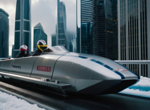 Зірки Олімпіади Нольте та Леві: Бобслей мчить вулицями Франкфурта