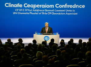 Гутерреш закликає потроїти кліматичну допомогу на Всесвітній конференції з клімату