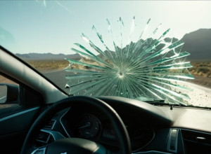 Брутальний інцидент: офіцер ICE розбив скло автомобіля під час контролю