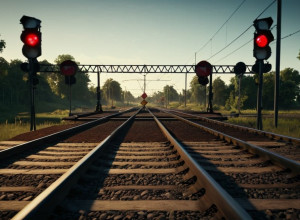 Велосипедист потрапив під потяг у Баварії, проігнорувавши червоне світло на переїзді