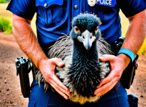 Діяльність поліції в Флориді:emu надета перчатка