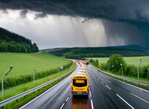 Ужасний аварийний шоколад: автобус с участием учнів випав на А9 в юго-западній Германії