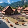 Перегони на бугаях у Баварії: Фермерка Вроні та її ручний Фердинанд на традиційному заїзді