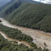 Швейцарія: Ризик повені після обвалу зменшується, вода пробиває собі шлях