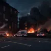 Пожежа у Гюстрові: Вогонь на даху змусив евакуювати 13 мешканців, є постраждалі