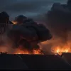 Масштабна пожежа у Німеччині: Знищено будинок, збитки 600 тис. євро, частина району без світла