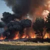 У Дюрені пожежники швидко загасили займання сараю