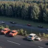 Важка ДТП в Ерфурті: Audi збив мотоцикліста після з'їзду з траси A4