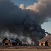 Пожежа в Німеччині: сарай знищено, але худобу врятовано