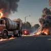 У Німеччині загорівся сміттєвоз: Причиною стали аерозольні балончики