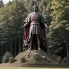 Незвичайна акція перед кубковим фіналом: Пам'ятник у Німеччині "одягнув" гігантську футболку "Армінії"