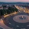 ДТП у Мюльгаузені: Автомобіль збив пішохода на перехресті з круговим рухом