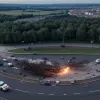 Два ДТП у Німеччині: фургон перекинув авто на колі, важко поранено велосипедистку