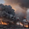 У центрі Берліна горить будівництво хмарочоса: подробиці пожежі