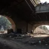 Під мостом в Ульмі згорів намет безхатьків: постраждалих немає