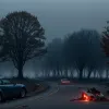 Смертельна ДТП у Німеччині: 37-річний водій Audi R8 згорів живцем
