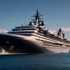Мега-яхта Deep Blue довжиною 134 метри вийшла з доку верфі у Бремені