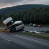 Аварія у Німеччині: Водійка при повороті не помітила авто, постраждалі та значні збитки