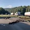 Аварія у Німеччині: Перекинувся причіп з людьми в Саксонії, 11 постраждалих