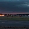 На німецькій трасі А31 вщент згорів Mercedes: водій у безпеці