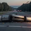 Водій під наркотиками перекинувся у Фрайбурзі на трасі B317: дивом уцілів