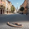 У німецькому Шлезвігу поліція спіймала втікача-змію за допомогою господарської сумки