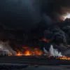 Під Гамбургом масштабна пожежа: у депо згоріли 7 автобусів