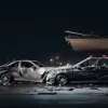 У Нюрнберзі люксовий Mercedes влетів у заправку: 22-річний водій був під наркотиками та алкоголем
