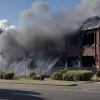 Масштабна пожежа у Вільгельмсгафені: горить покинутий магазин, сильне задимлення