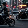У Заарлуї (Німеччина) поліція зупинила мотоцикліста після небезпечної погоні