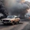 У Німеччині загорілося авто Seat з українськими номерами: водій втік, його шукає поліція