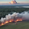Масштабна пожежа в Німеччині: 150 рятувальників гасили вогонь біля Біркенхьордта