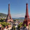 Неймовірний проект: Дідусь з онуком вісім років будували 30-метрову копію Ейфелевої вежі в Ельзасі