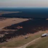 У Монтані легкий літак розбився під час посадки, спричинивши масштабну пожежу на летовищі