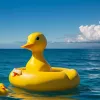 Курйозний інцидент на морі: гігантська гумова качка "викинула" туристку у воду на очах у партнера