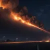 8 кілометрів вогню: вантажівка з хімікатами спричинила масштабну пожежу на трасі в Туреччині