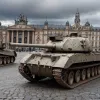 Київ: На Михайлівській площі демонструють знищену російську військову техніку як символ жахів війни